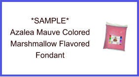 Azalea Mauve Marshmallow Fondant Sample