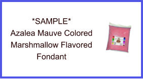 Azalea Mauve Marshmallow Fondant Sample