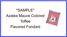 Azalea Mauve Toffee Fondant Sample