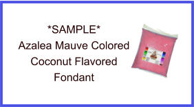 Azalea Mauve Coconut Fondant Sample