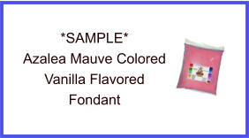 Azalea Mauve Vanilla Fondant Sample