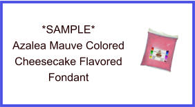 Azalea Mauve Cheesecake Fondant Sample