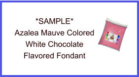 Azalea Mauve White Chocolate Fondant Sample