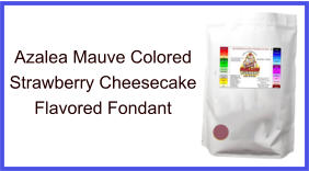 Azalea Mauve Strawberry Cheesecake Fondant
