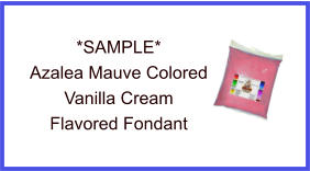 Azalea Mauve Vanilla Fondant Sample