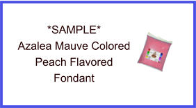 Azalea Mauve Peach Fondant Sample