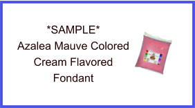 Azalea Mauve Cream Fondant Sample