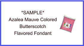 Azalea Mauve Butterscotch Fondant Sample