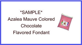 Azalea Mauve Chocolate Fondant Sample