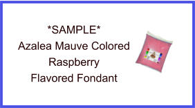 Azalea Mauve Raspberry Fondant Sample