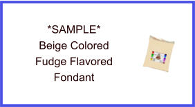 Beige Fudge Fondant Sample