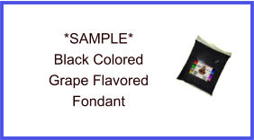 Black Grape Fondant Sample