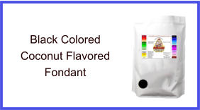 Black Coconut Fondant