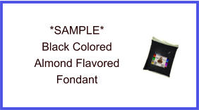 Black Almond Fondant Sample