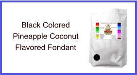 Black Pineapple Coconut Fondant