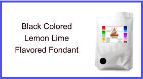 Black Lemon Lime Fondant