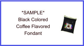 Black Coffee Fondant Sample
