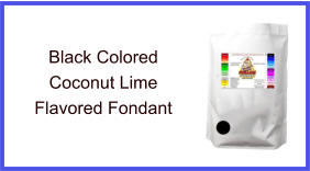 Black Coconut Lime Fondant