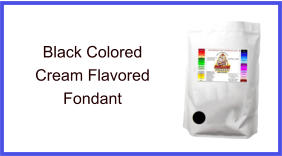Black Cream Fondant