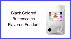Black Butterscotch Fondant
