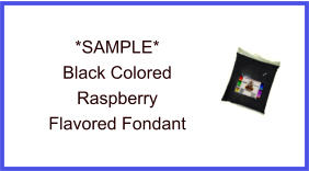 Black Raspberry Fondant Sample