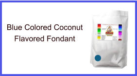 Blue Coconut Fondant