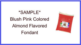 Blush Pink Almond Fondant Sample