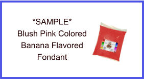 Blush Pink Banana Fondant Sample