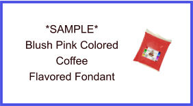 Blush Pink Coffee Fondant Sample