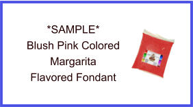 Blush Pink Margarita Fondant Sample