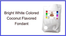 Bright White Coconut Fondant