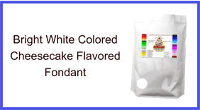 Bright White Cheesecake Fondant