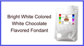 Bright White White Chocolate Fondant