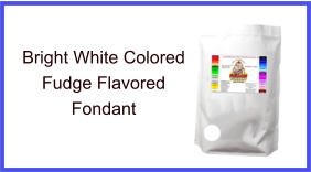 Bright White Fudge Fondant