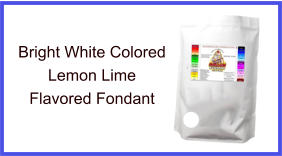 Bright White Lemon Lime Fondant