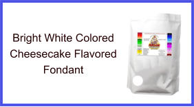 Bright White Cheesecake Fondant