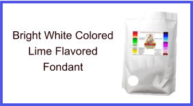 Bright White Lime Fondant