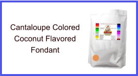 Cantaloupe Coconut Fondant