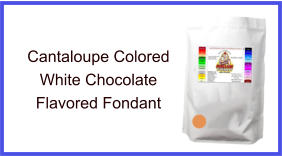 Cantaloupe White Chocolate Fondant