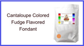 Cantaloupe Fudge Fondant