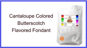 Cantaloupe Butterscotch Fondant