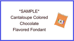 Cantaloupe Chocolate Fondant Sample
