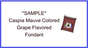 Caspia Mauve Grape Fondant Sample