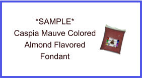 Caspia Mauve Almond Fondant Sample