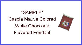 Caspia Mauve White Chocolate Fondant Sample