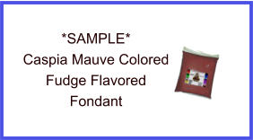 Caspia Mauve Fudge Fondant Sample