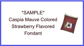 Caspia Mauve Strawberry Fondant Sample