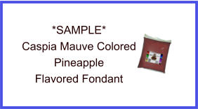 Caspia Mauve Pineapple Fondant Sample