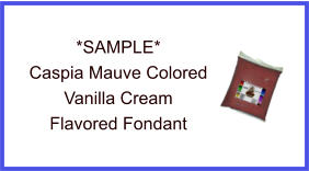 Caspia Mauve Vanilla Fondant Sample