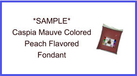 Caspia Mauve Peach Fondant Sample